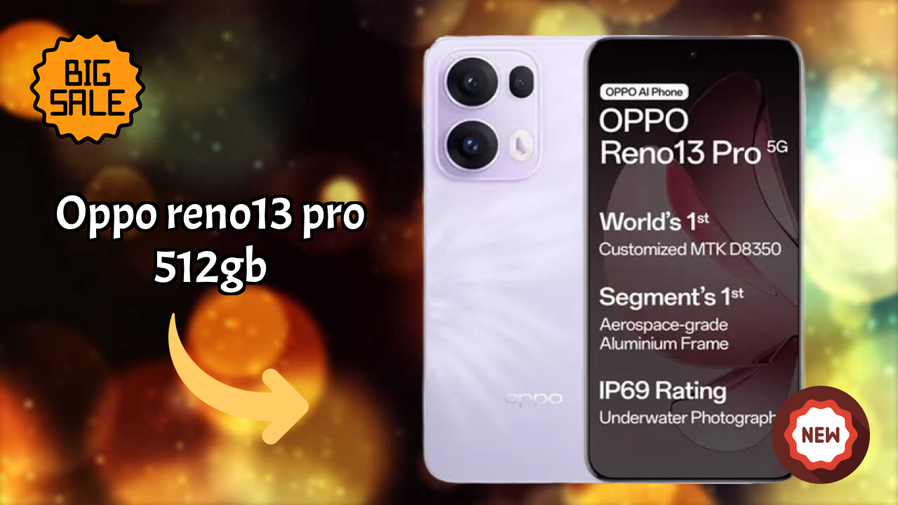 OPPO Reno13 Pro 512GB Display Analysis: 6.83 Inches (17.35 Cm) Screen
