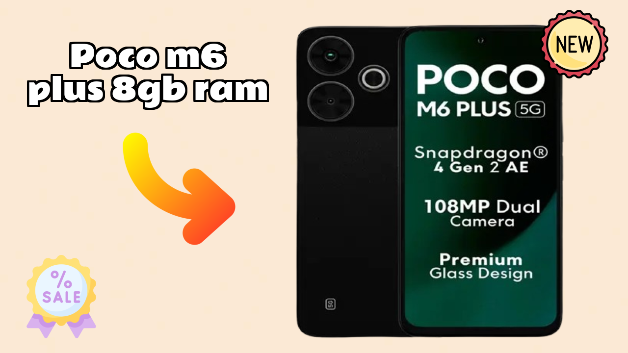 POCO M6 Plus 8GB RAM Camera Quality: 108 MP + 2 MP Rear Camera Photo Review
