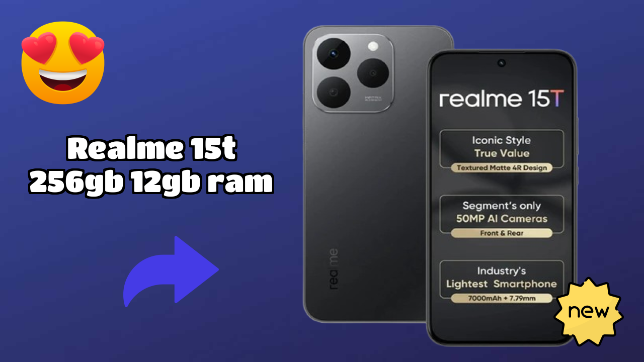 Realme 15T 256GB 12GB RAM Price Drop Alert: Now Just ₹24,499