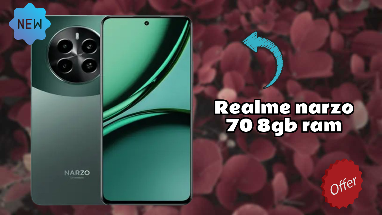Realme Narzo 70 8GB RAM Display Analysis: 6.67 Inches (16.94 Cm) Quality