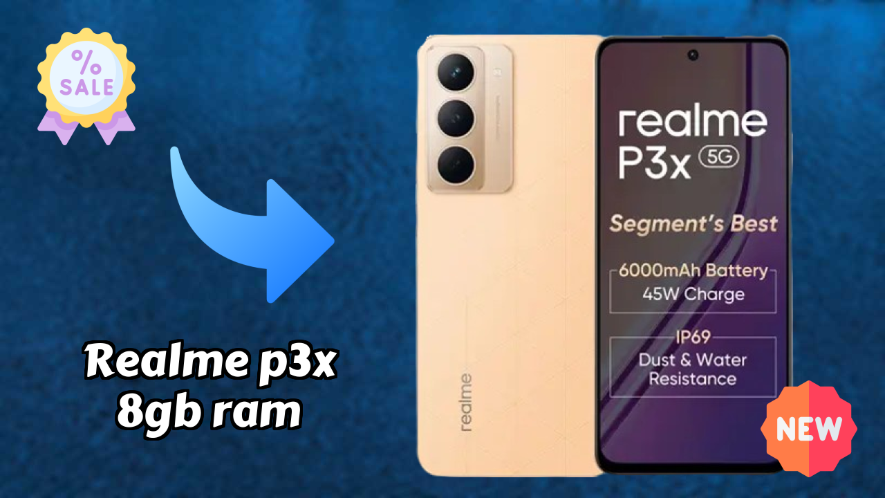 Realme P3x 8GB RAM Gaming Benchmarks: MediaTek Dimensity 6400 Tested