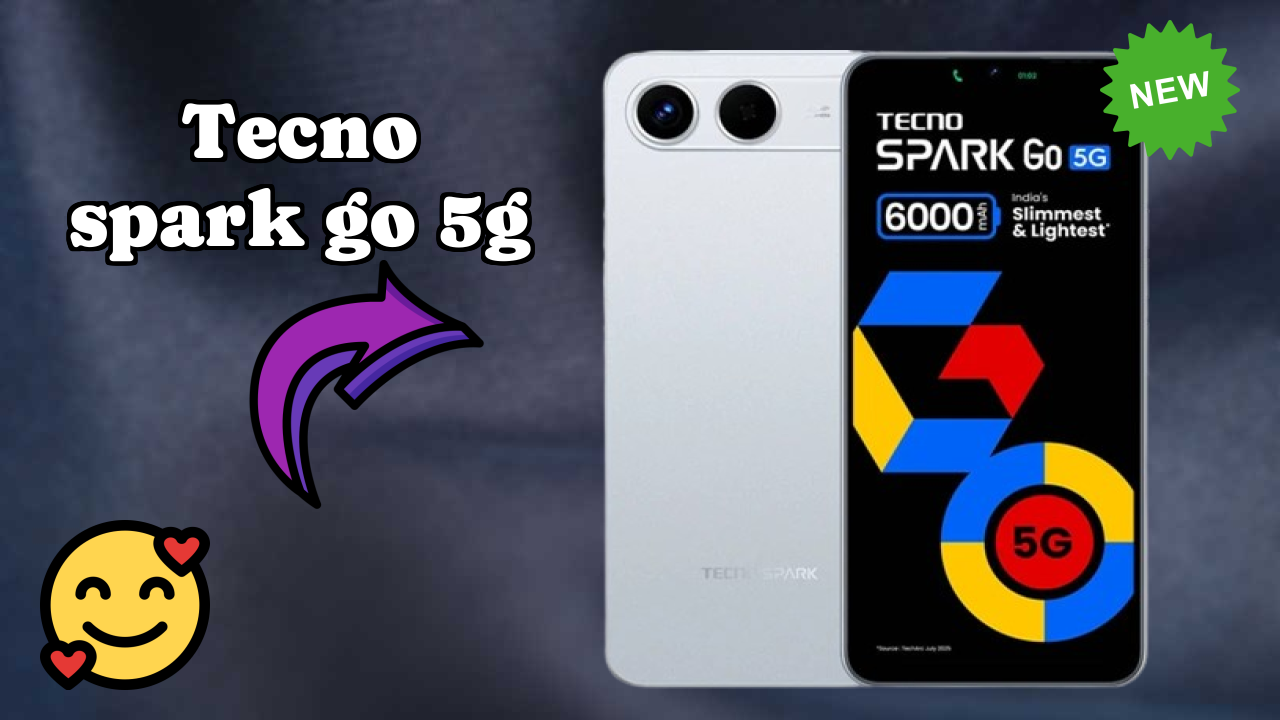 Tecno Spark Go 5G Battery Life: 6000 MAh Charging Speed